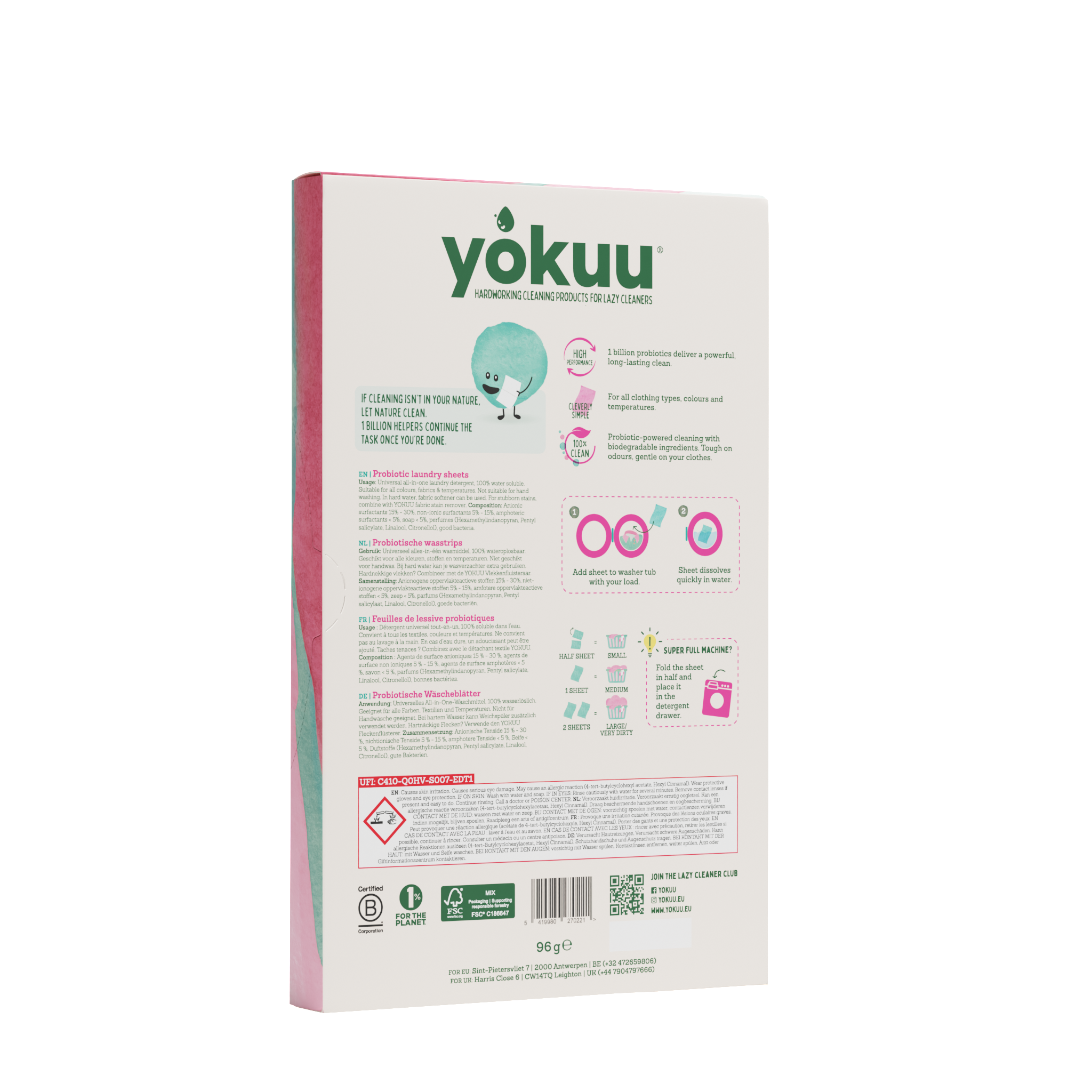 Yokuu Wasstrips summer flowers 96.00 Gram