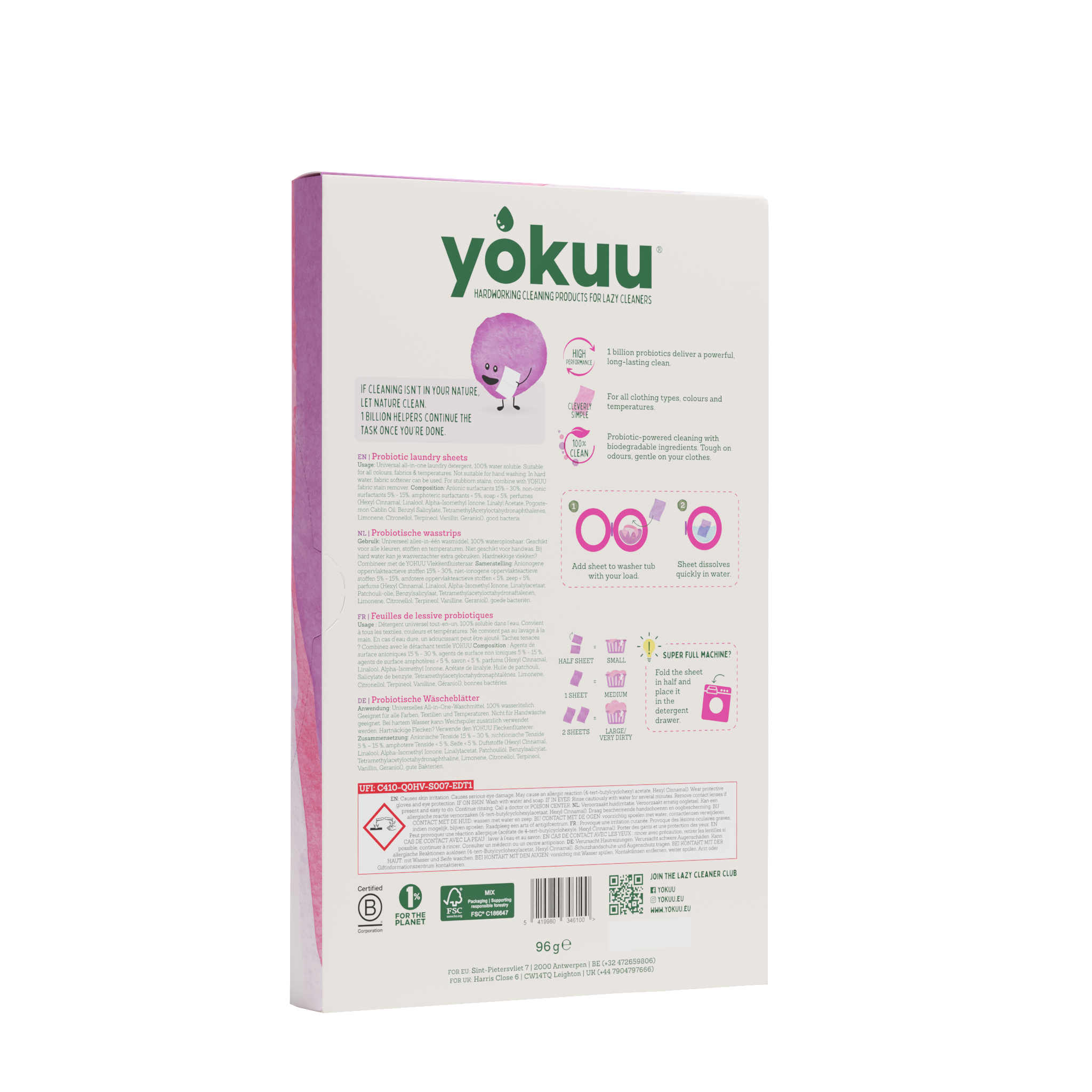 Yokuu Wasstrips cherry blossom 96.00 Gram