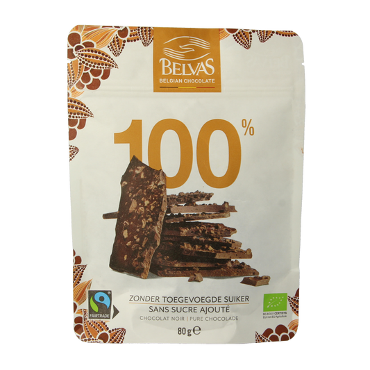 Belvas Thins dark 100% bio 80.00 Gram