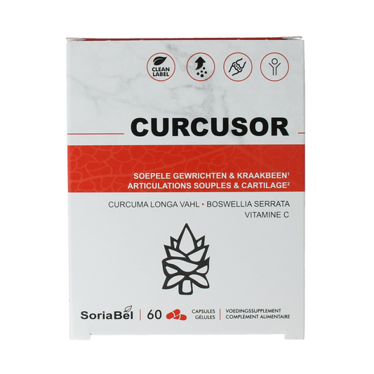 Soriphar Curcusor CT capsules, herbal supplement with 60 capsules, natural kruidpreparaat for health support