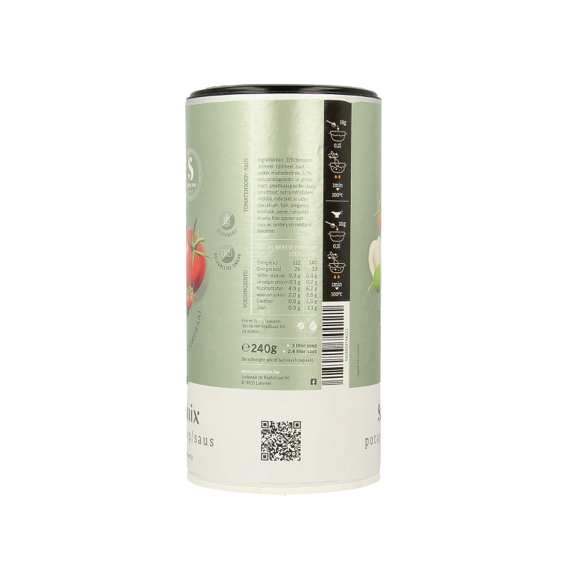 Sublimix Tomatensoep glutenvrij 240 Gram
