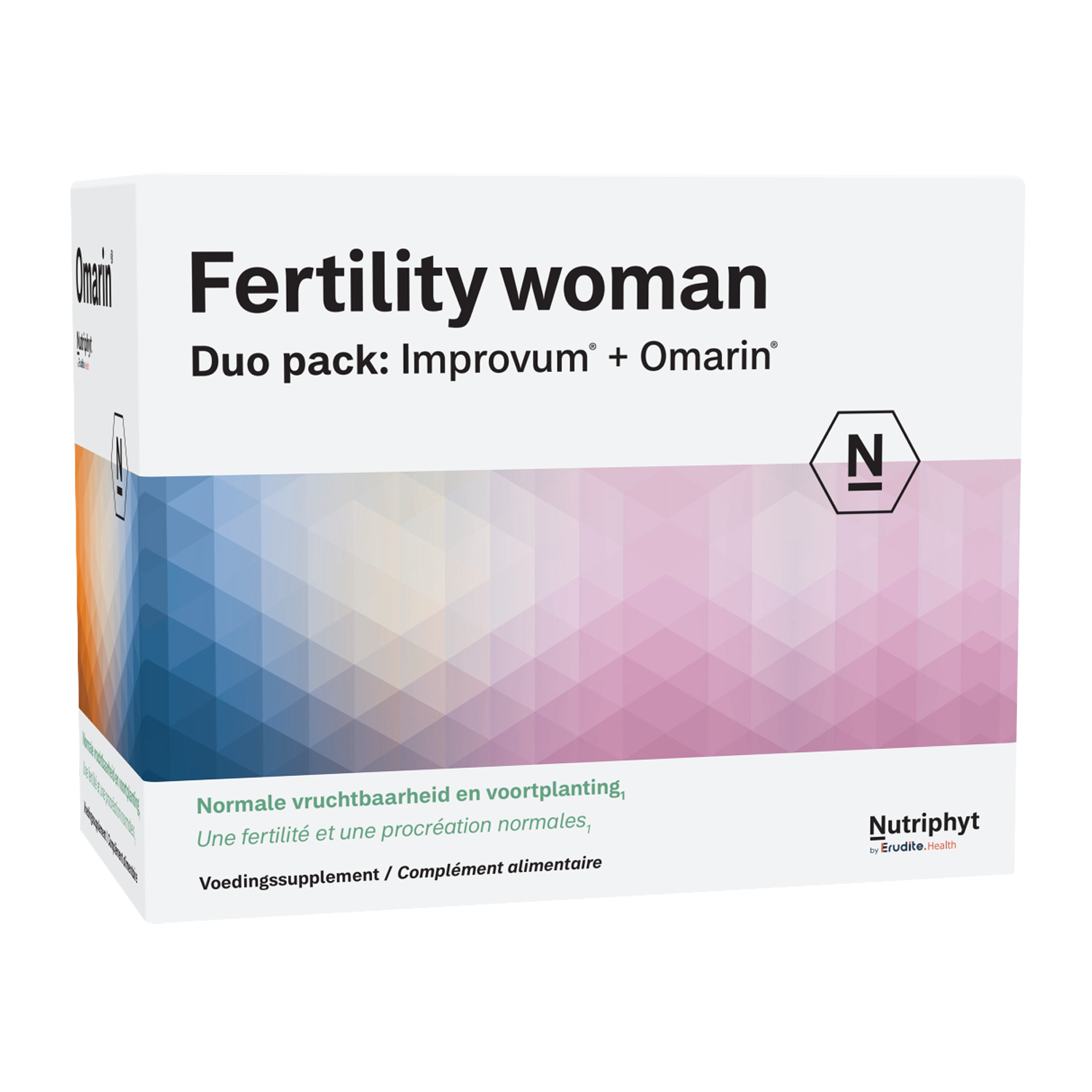 Nutriphyt Fertility woman duo 2 x 60 capsules 120.00 Capsules