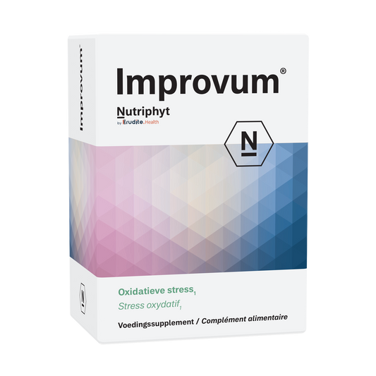 Nutriphyt Improvum multivitamin tablets in a bottle, dietary supplement for daily nutritional support