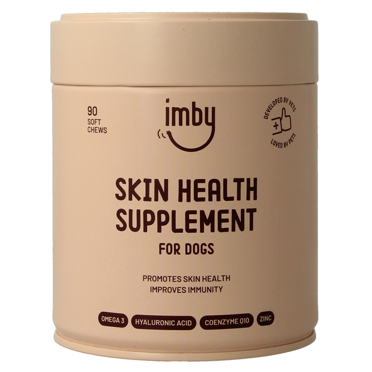 Imby Pet Food  Huid & vacht supplement hond 90.00 Kauwtabletten