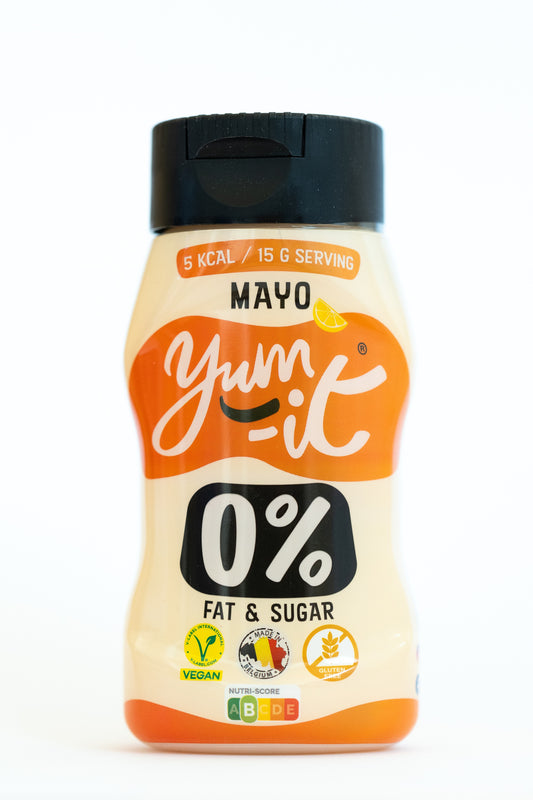 Yum-It Mayo 300g jar, a creamy condiment from Yum-It for sauces and flavoring, shown in the image.