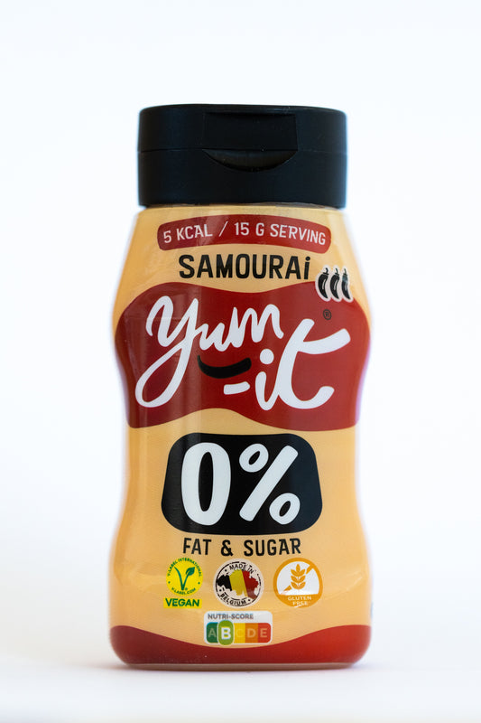 Yum-It Samourai sauce and flavoring in a 300g package, versatile condiment for enhancing dishes.
