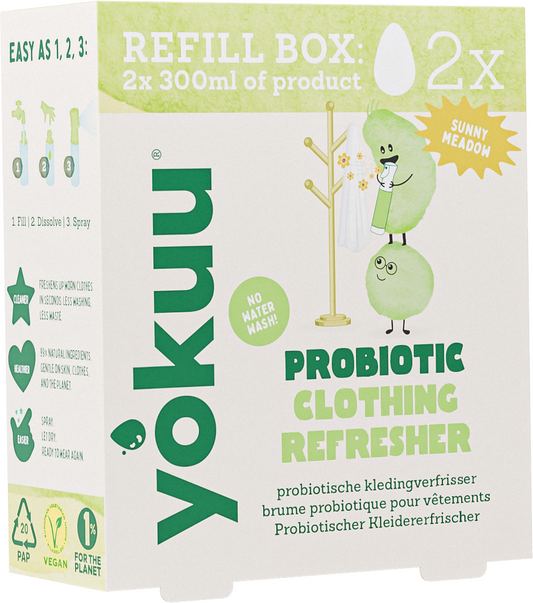 Yokuu Probiotische kledingopfrisser refill (parels) 2 Stuks