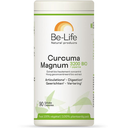 Be-Life Curcuma magnum 3200 + piperine bio 90.00 Softgels