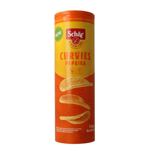 Schar Curvies paprika glutenvrij 170.00 Gram