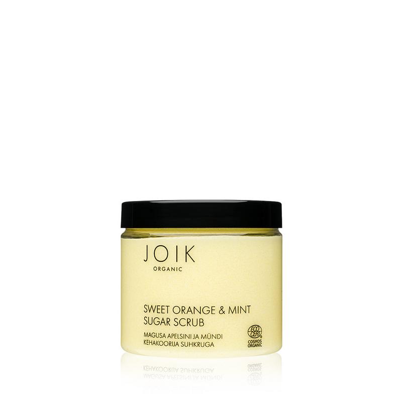 Joik Organics Sweet orange & mint sugar scrub vegan 210.00 Gram