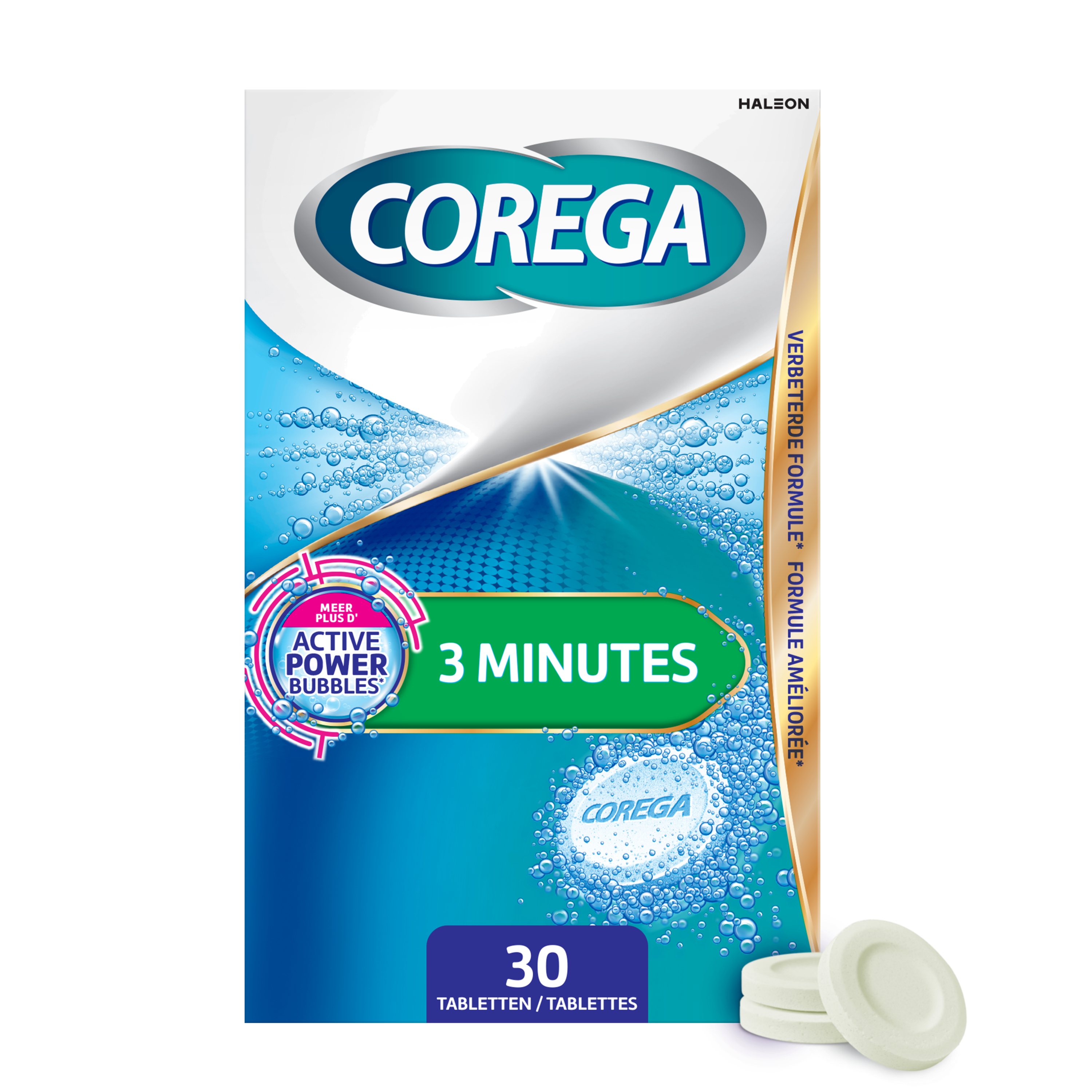 Corega Tabletten 3 minuten 30.00 Tabletten