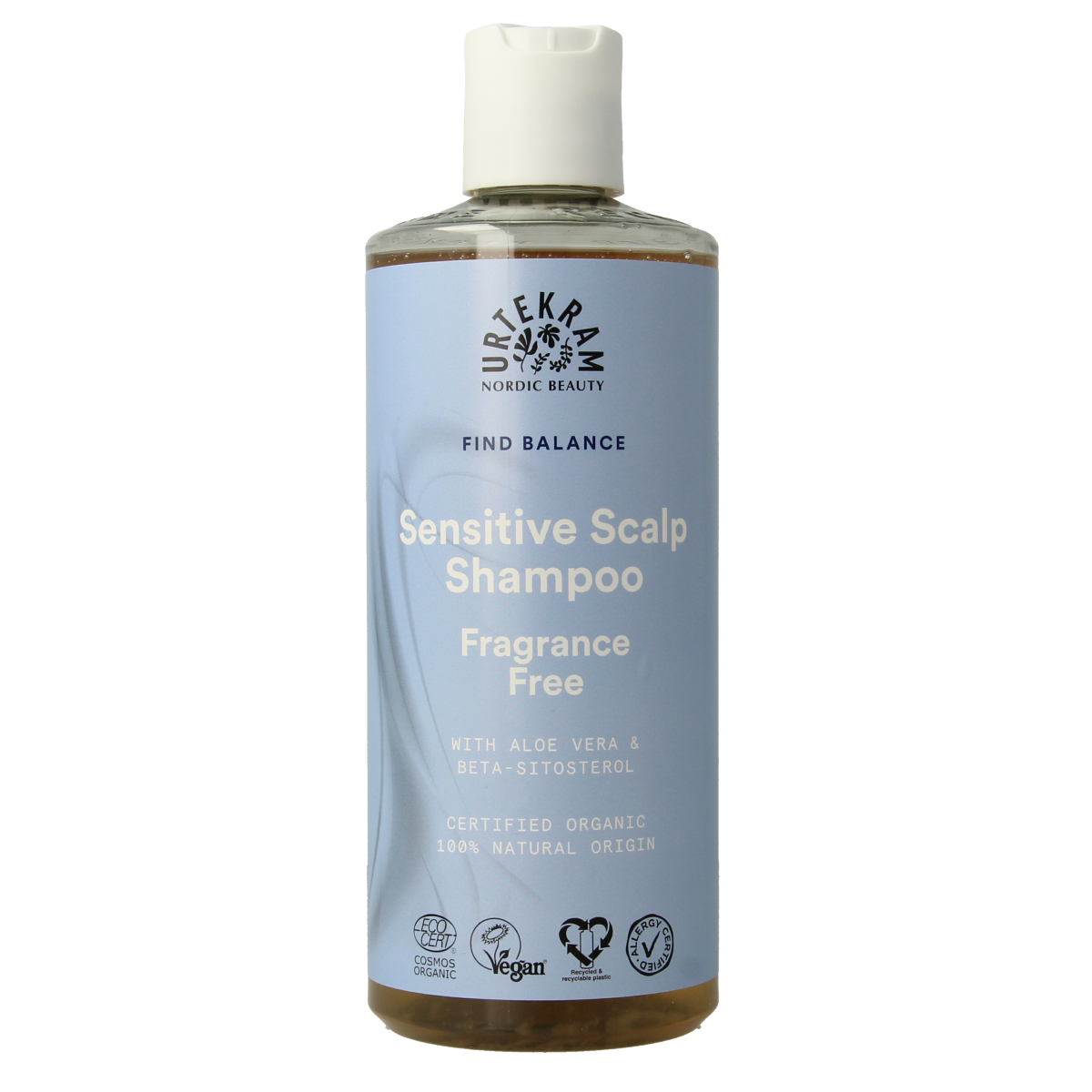 Urtekram Find balance shampoo gevoelige huid 500.00 Milliliter