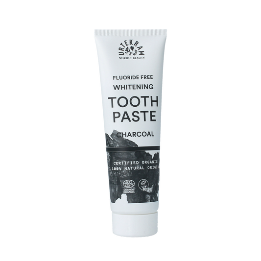 Urtekram Tandpasta actieve kool bio 75.00 Milliliter