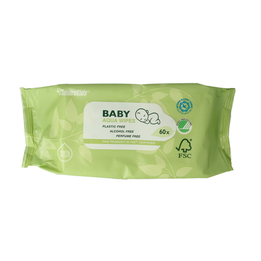 Smartkids Smartkids baby aqua wipes 60.00 Stuks