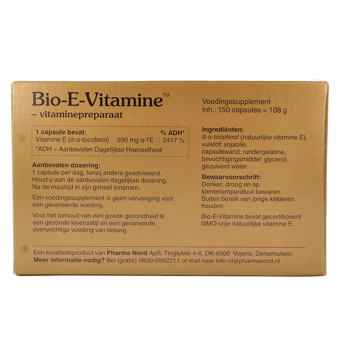 Pharma Nord Bio E vitamine 150.00 Capsules