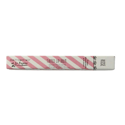 Beauty Made Easy Le papier lipbalm tinted rose 6 Gram