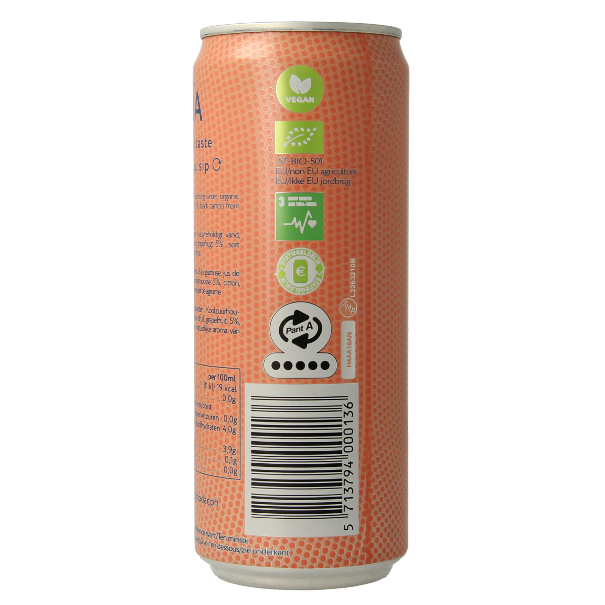NODA Pink grapefruit bio 330.00 Milliliter