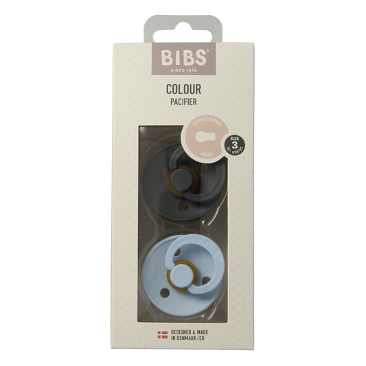 Bibs Fopspeen maat 3 baby blue 2.00 Stuks