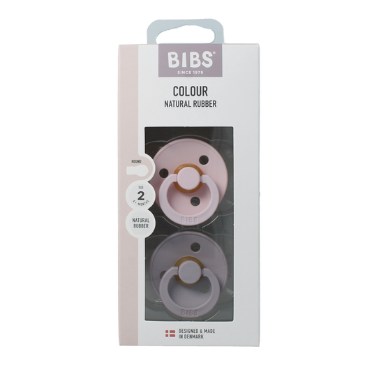 Bibs Fopspeen maat 2 blossom dusky lilac natural rubber 2.00 Stuks