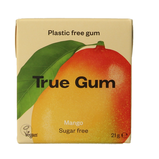 True Gum Mango suikervrij 21.00 Gram