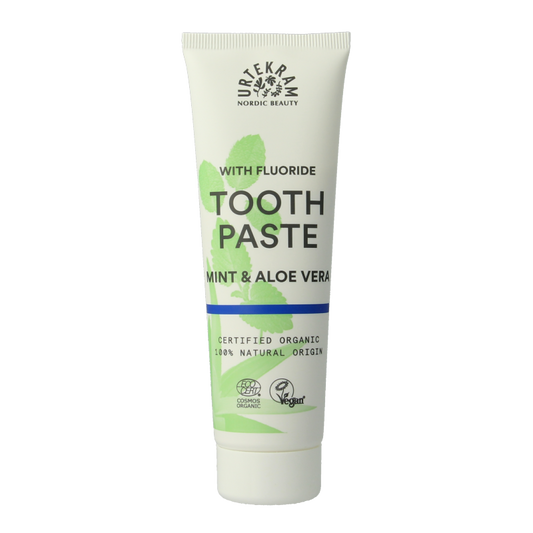 Urtekram Tandpasta mint fluoride 75 Milliliter