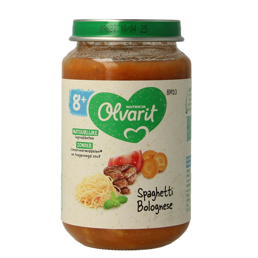 Olvarit Spaghetti bolognese 8M10 200.00 Gram
