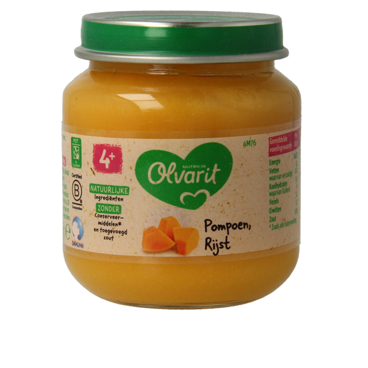 Olvarit Pompoen rijst 4M76 125.00 Gram