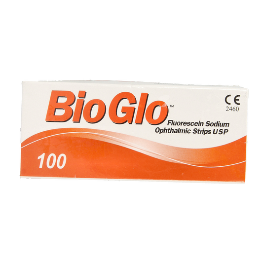 Bausch & Lomb Bio glo fluorescine strips 100.00 Stuks