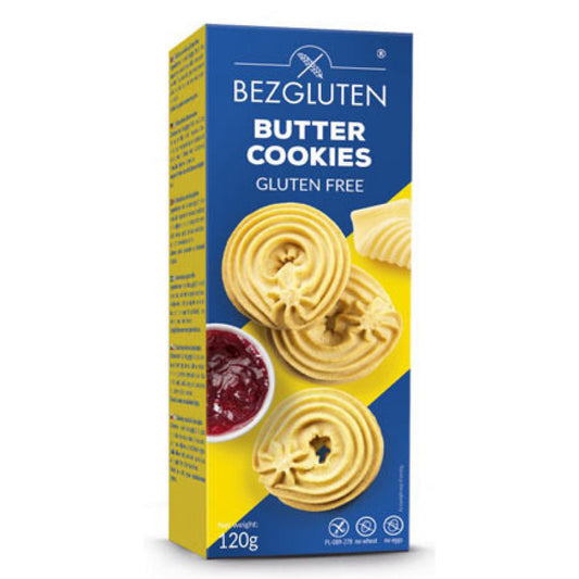 Bezgluten Butter cookies glutenvrij 120 Gram