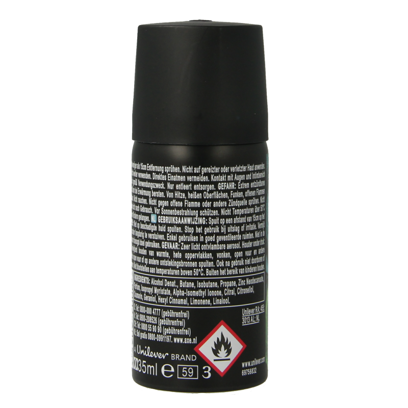 AXE Deodorant bodyspray aqua bergamot 35 Milliliter