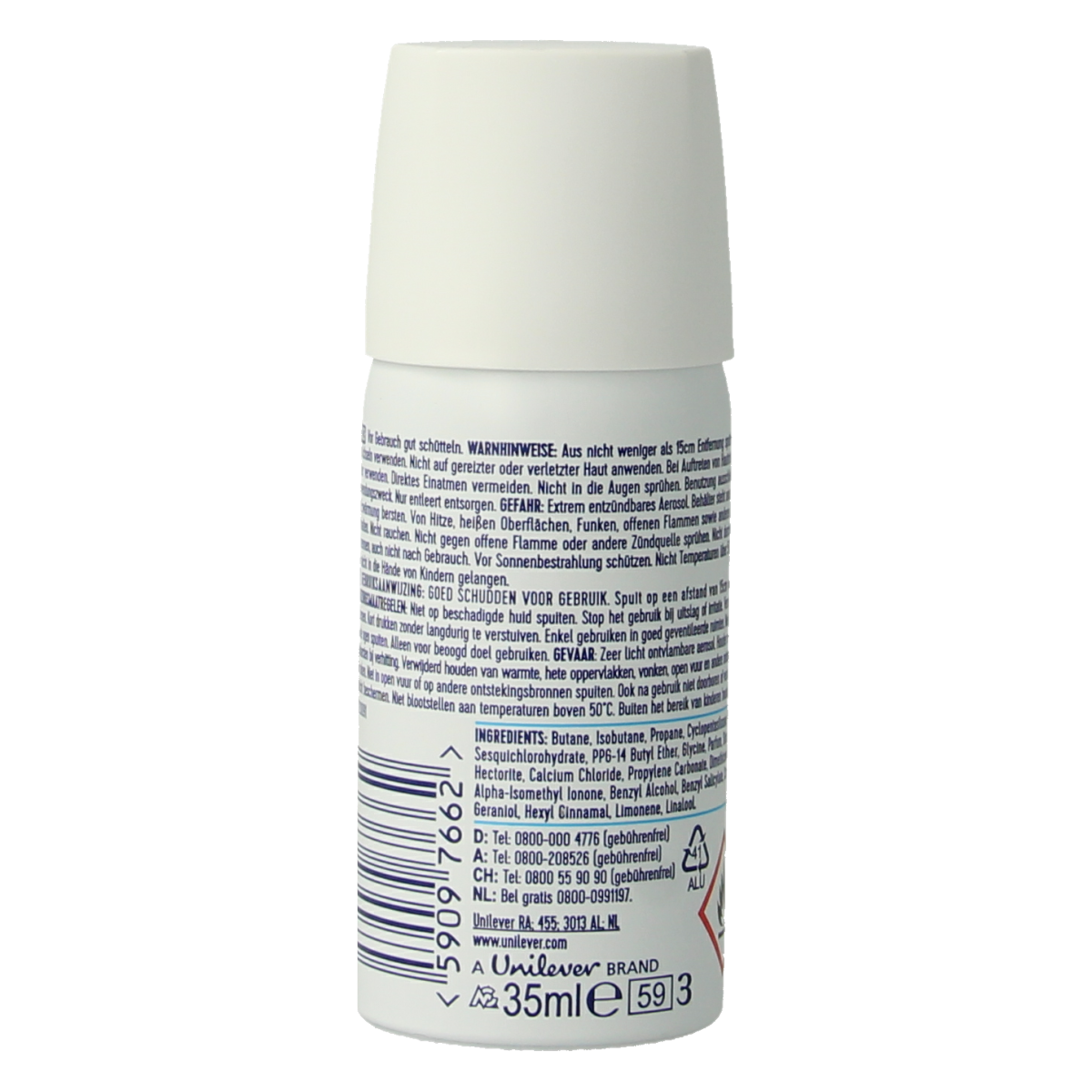 Rexona Deodorant spray cotton dry mini 35.00 Milliliter