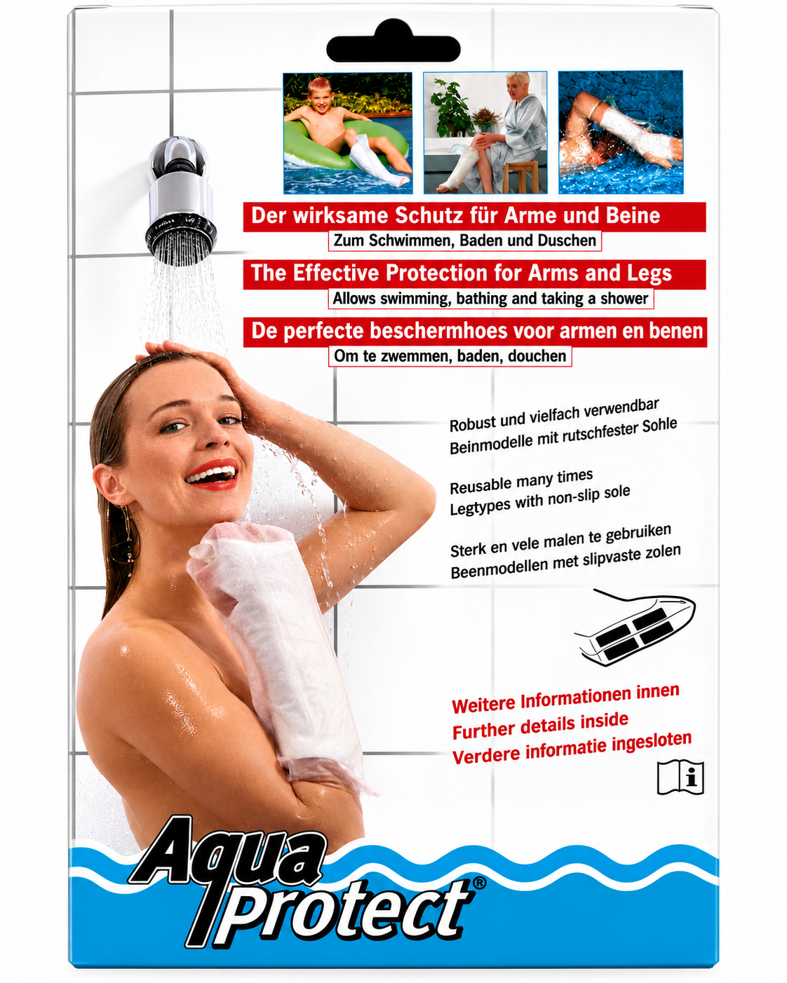 Aqua Protect Aqua Protect Geheel Arm Klein O ≥19cm L 66cm 1.00 Stuks