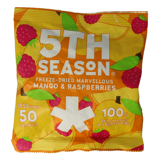 5th Season Aardappelen, Groente en Fruit 14 Gram 5th Season Freeze dried mango & raspberry 14 Gram