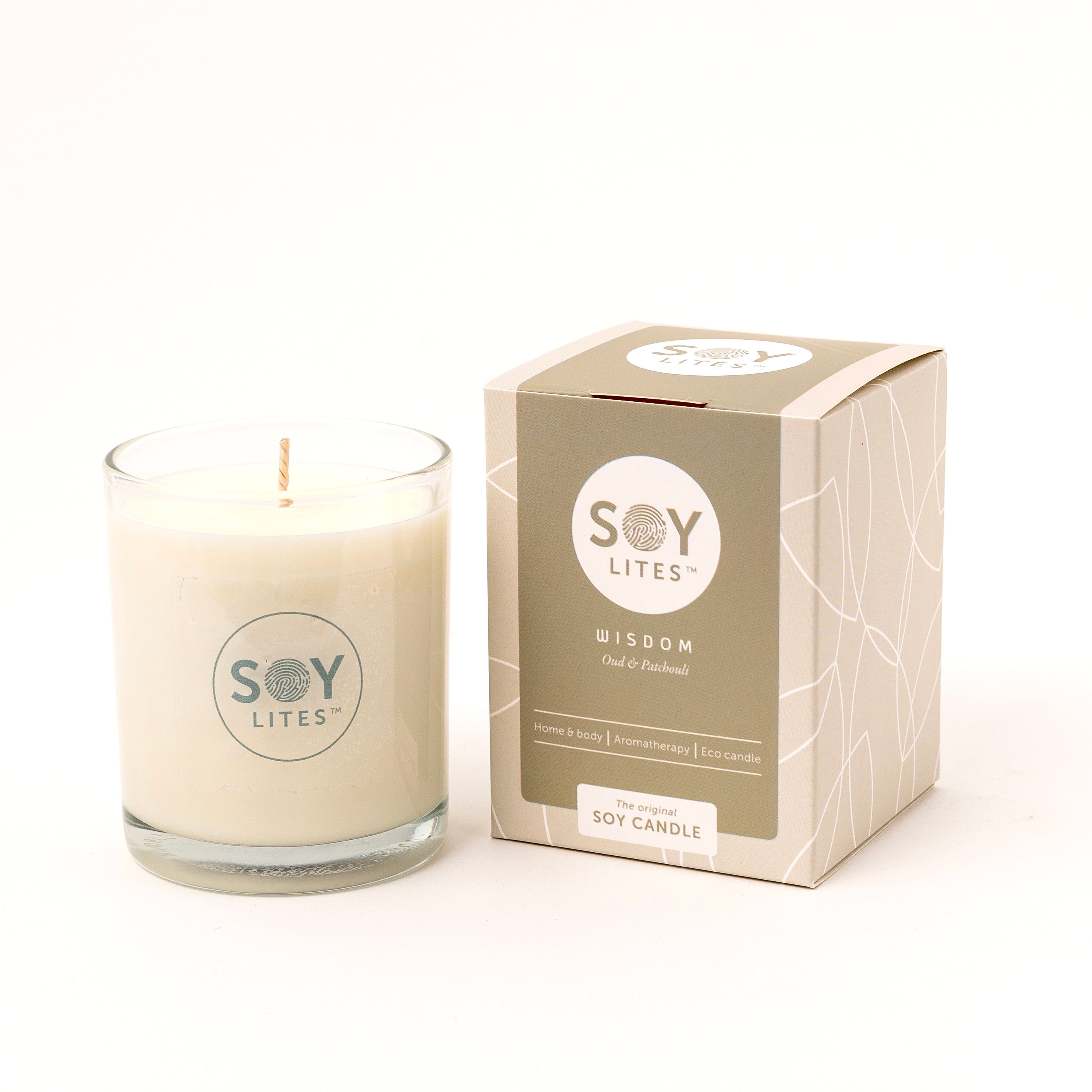 Soylites Soja geurkaars wisdom 70 Milliliter