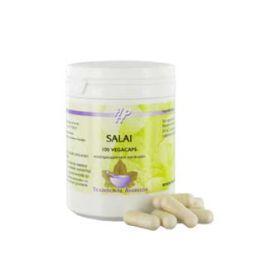 Holisan Salai 100 vegetarische capsules in een doos, kruidenpreparaten voor een plantaardig supplement, overzicht van de capsules.