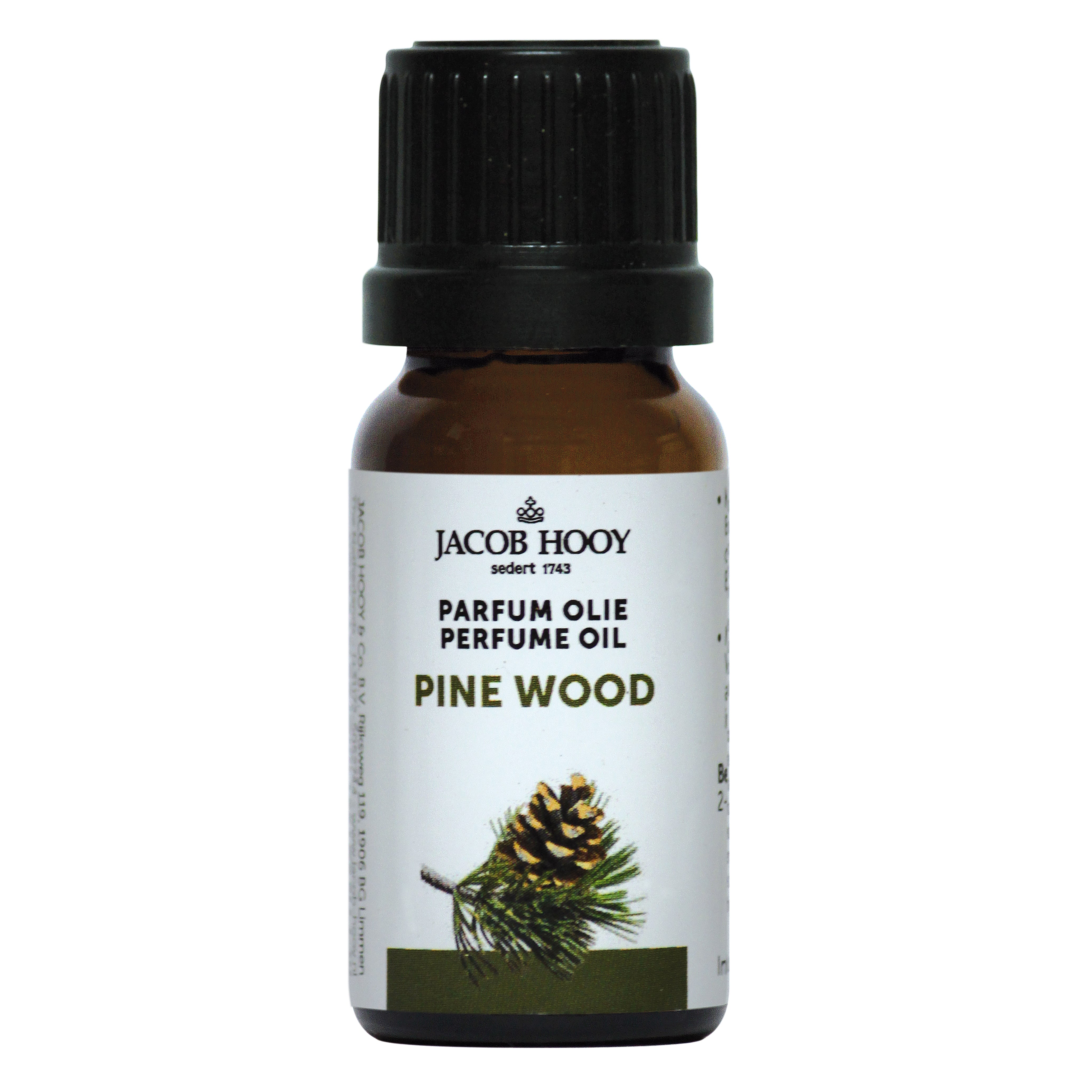 Jacob Hooy Parfum olie den pine wood 10.00 Milliliter