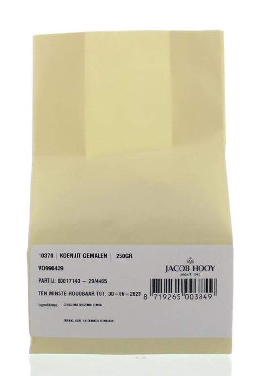 Jacob Hooy Koenjit/curcuma rhiz long gemalen 250.00 Gram