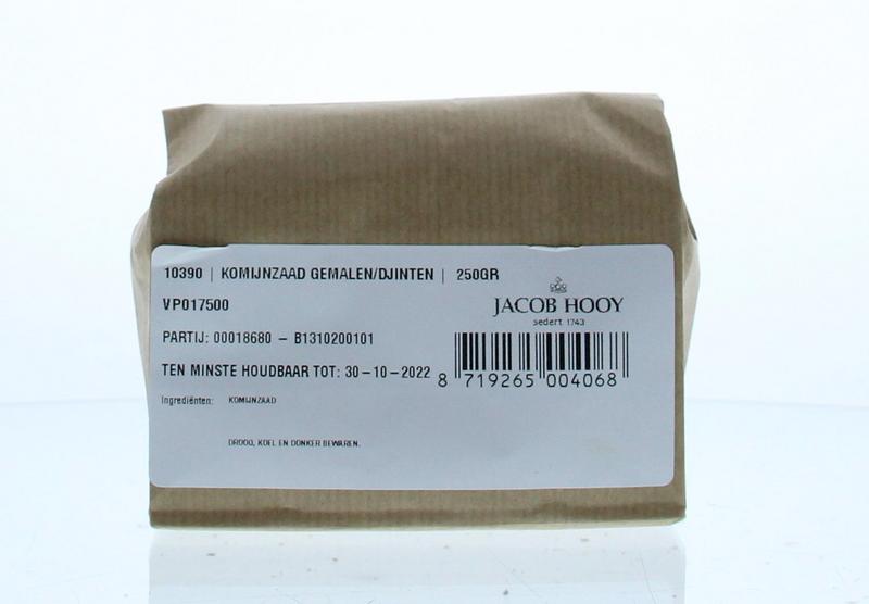 Jacob Hooy Komijnzaad gemalen/djinten 250 Gram