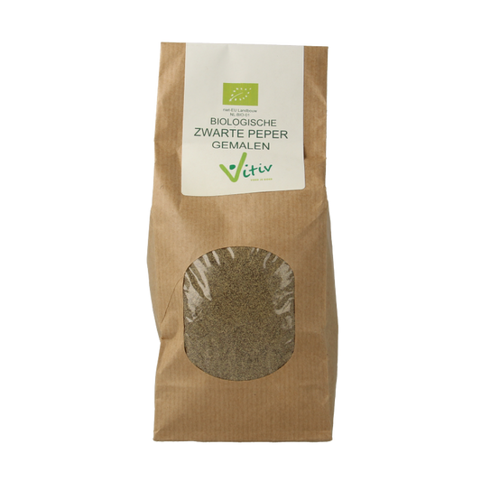 Vitiv Peper gemalen zwart bio 250 Gram