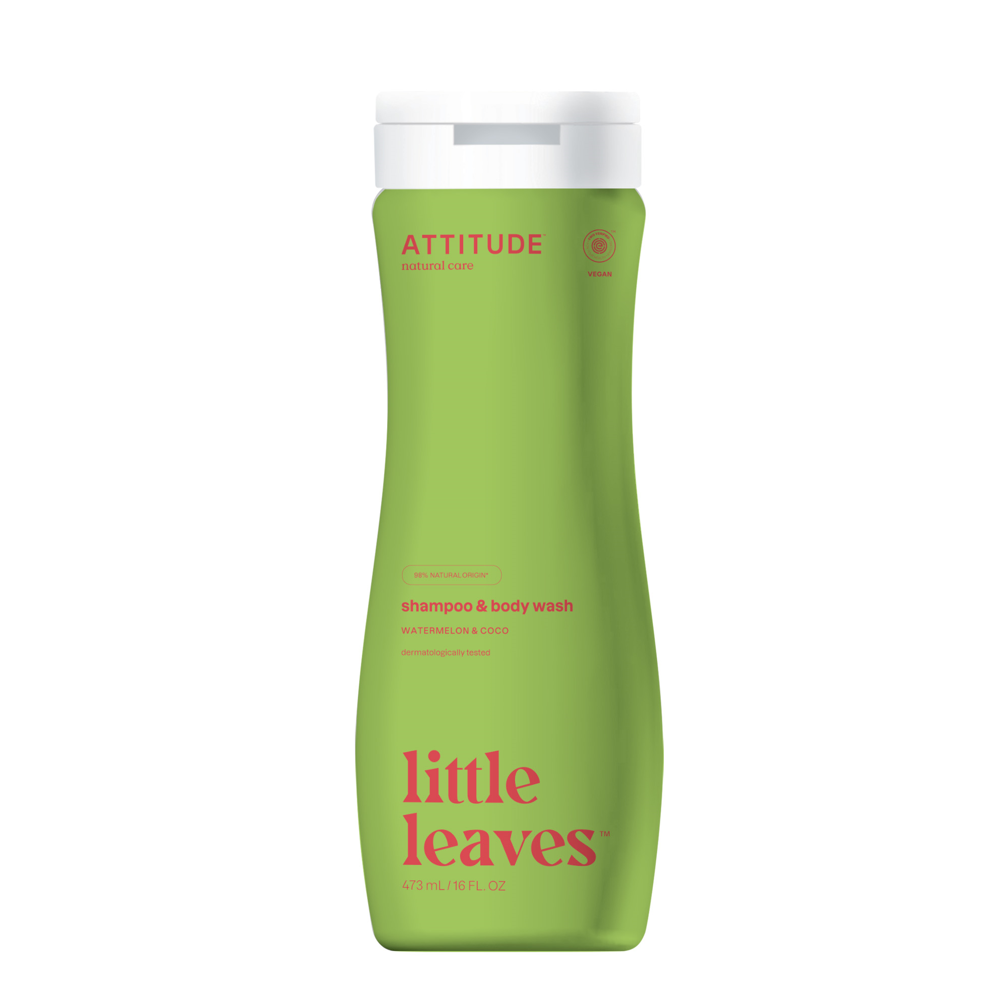 Attitude Shampoo 2 in 1 little leaves  meloen 473.00 Milliliter