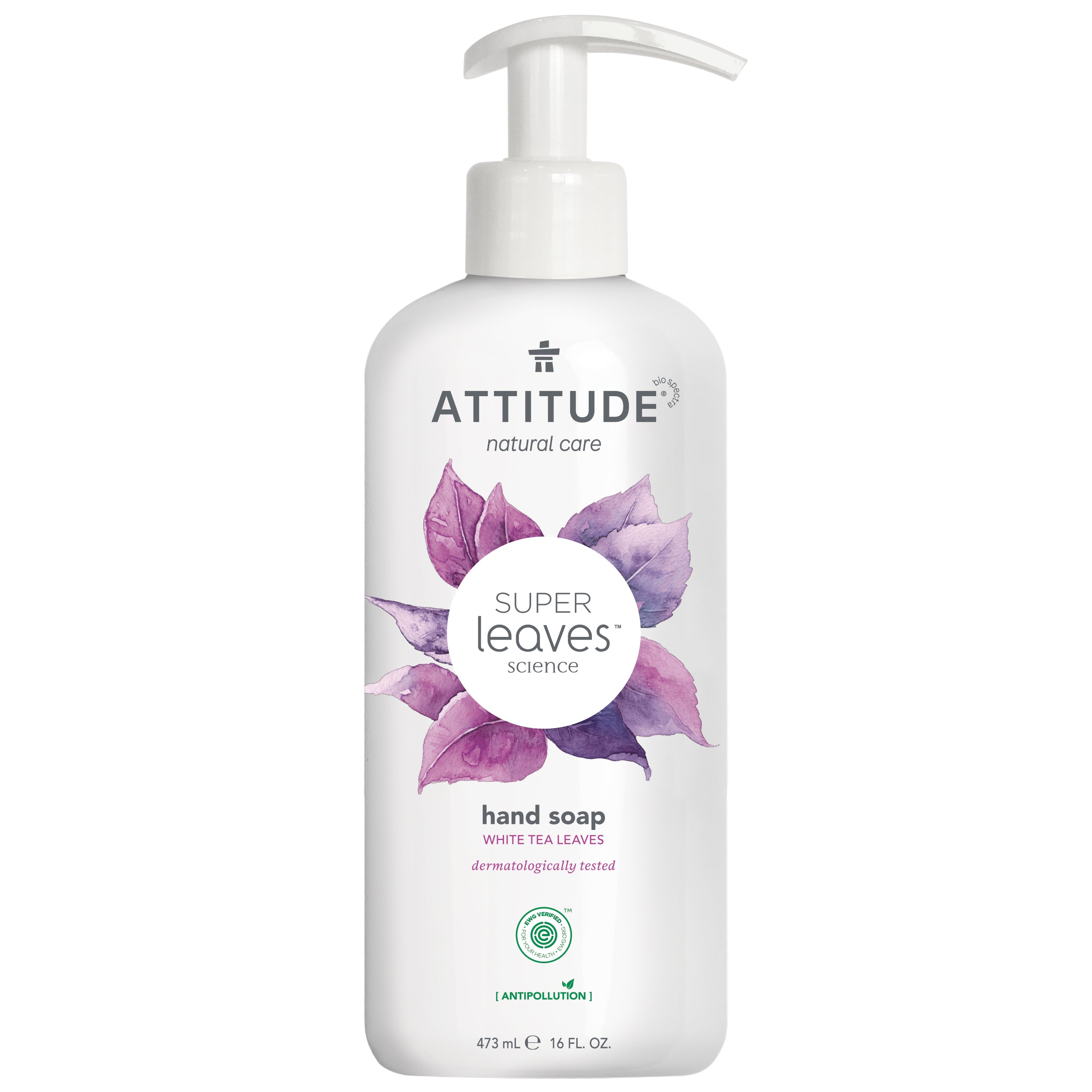 Attitude Super leaves handzeep white tea leaves 473.00 Milliliter