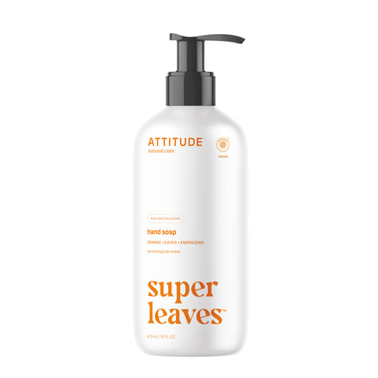 Attitude Handzeep super leaves orange leaves 473.00 Milliliter