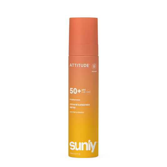 Attitude ATT SUNLY Sunscreen spray SPF50 Tropical coco 75.00 Milliliter