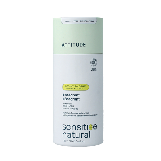 Attitude Deodorant baksoda vrij super leaves verse appel 75 Gram