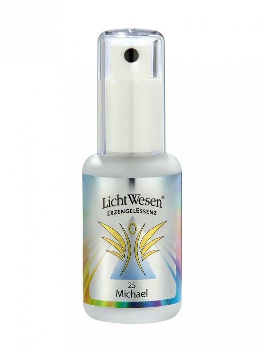Lichtwesen Michael tinctuur 25ml bottle with label, used for spiritual practices and healing rituals.