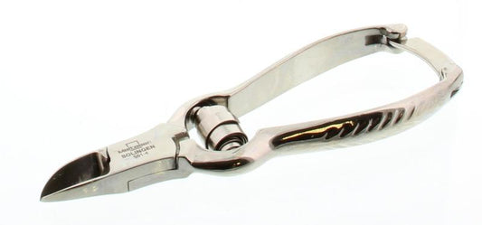 Malteser Nageltang met veer, 11.5cm, manicure en pedicure instrument voor nagelverzorging, met metalen veer voor precisie.
