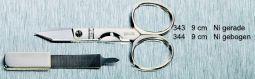 Malteser Sigarenzakschaar recht 343, a steel cigar scissors tool by Malteser, shown in the image.