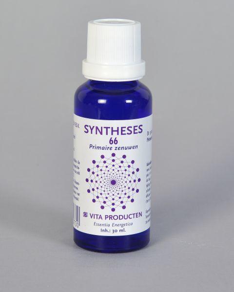 Vita Syntheses 66 primaire zenuwen herbal supplement in 30ml bottle, natural herbal remedy for nerve support.