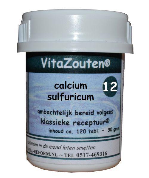 Vitazouten Calcium sulfuricum VitaZout nr. 12 120 Tabletten
