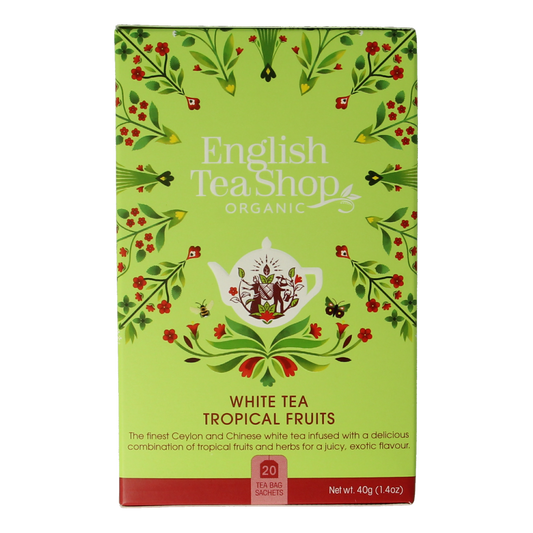 English Tea Shop White tea tropical fruits bio 20.00 Zakjes